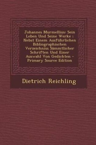 Cover of Johannes Murmellius
