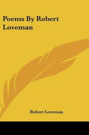 Cover of Poems by Robert Loveman