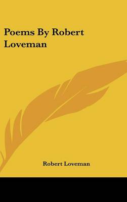 Book cover for Poems by Robert Loveman