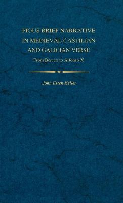 Cover of Pious Brief Narrative in Medieval Castilian and Galician Verse