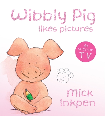 Book cover for Wibbly Pig Makes Pictures Board Book