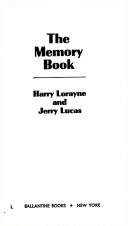 Book cover for The Memory Book