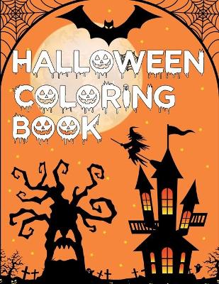 Book cover for Halloween Coloring Book