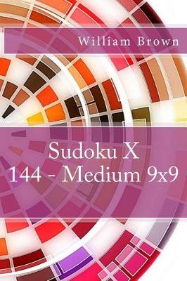 Book cover for Sudoku X 144 - Medium 9x9