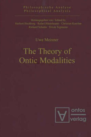 Cover of Theory of Ontic Modalities