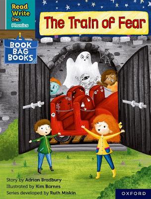 Book cover for Read Write Inc. Phonics: The Train of Fear (Grey Set 7 Book Bag Book 9)