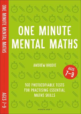 Cover of One Minute Mental Maths for Ages 7-9