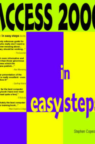 Cover of Access 2000 in Easy Steps