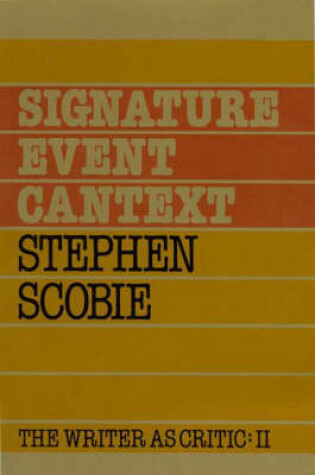 Cover of Signature Event Cantext