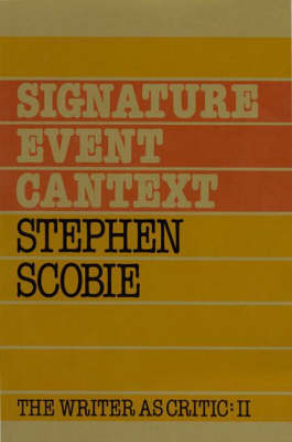 Book cover for Signature Event Cantext