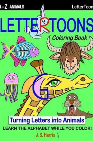 Cover of LetterToons A-Z Animals Coloring Book