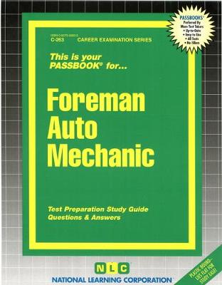 Book cover for Foreman Auto Mechanic