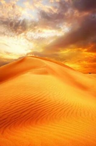 Cover of Beautiful Sunset Over the Sand Dunes of the Sahara Desert in Africa