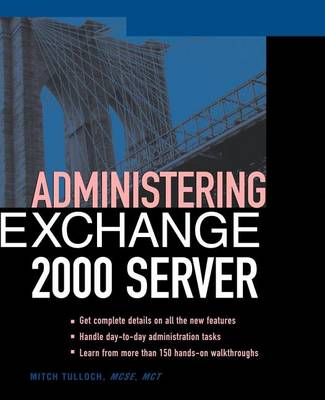 Book cover for Administering Exchange 2000 Server