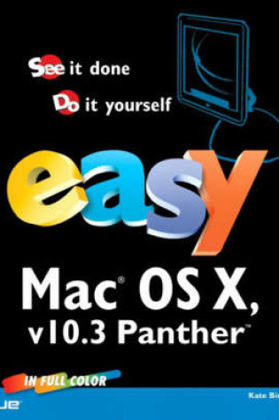 Cover of Easy Mac OS X v10.3, Panther