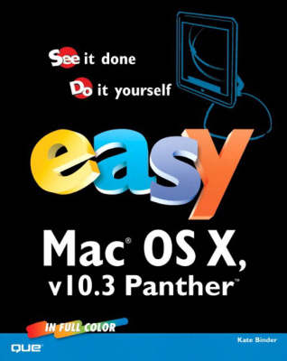 Book cover for Easy Mac OS X v10.3, Panther