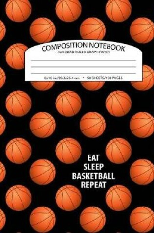 Cover of Composition Notebook 4x4 Quad Ruled Graph Paper