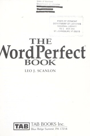 Cover of The WordPerfect Book