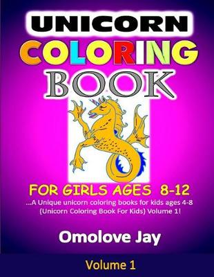 Book cover for Unicorn Coloring Book for Girls Ages 8-12