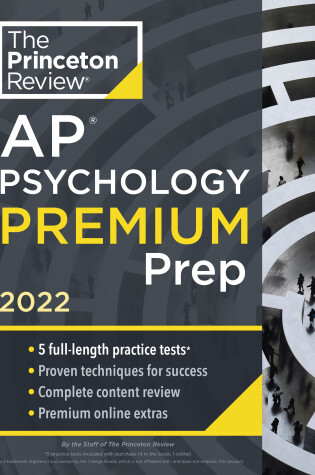 Cover of Princeton Review AP Psychology Premium Prep, 2022