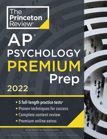 Book cover for Princeton Review AP Psychology Premium Prep, 2022