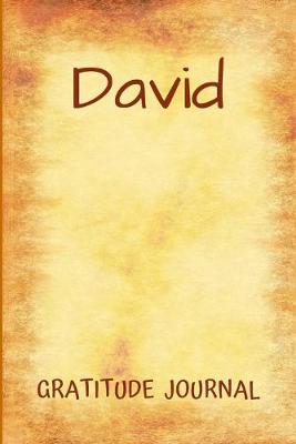 Book cover for David Gratitude Journal