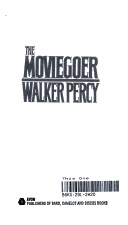 Book cover for Moviegoer (R)