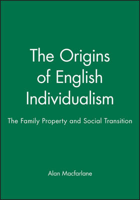 Book cover for The Origins of English Individualism