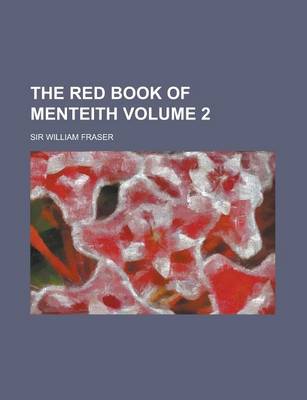 Book cover for The Red Book of Menteith Volume 2