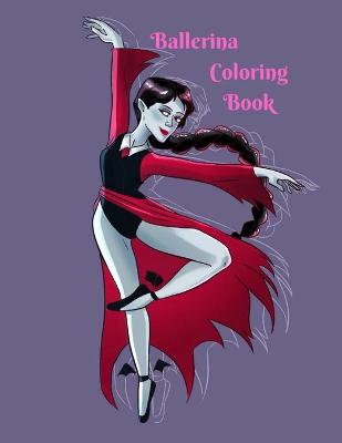 Book cover for Ballerina Coloring Book