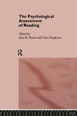Cover of The Psychological Assessment of Reading