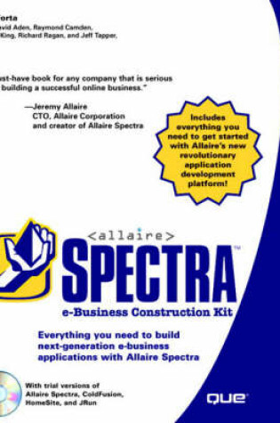 Cover of Allaire Spectra e-Business Construction Kit