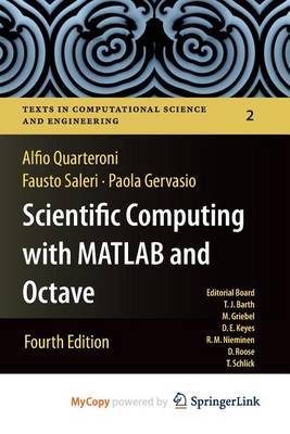 Cover of Scientific Computing with MATLAB and Octave
