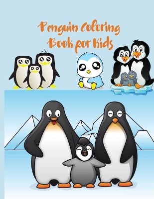 Book cover for Penguin Coloring Book for Kids