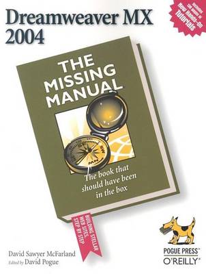 Book cover for Dreamweaver MX 2004: The Missing Manual