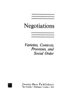 Book cover for Negotiations