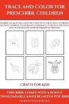 Book cover for Crafts for Kids (Trace and Color for preschool children)