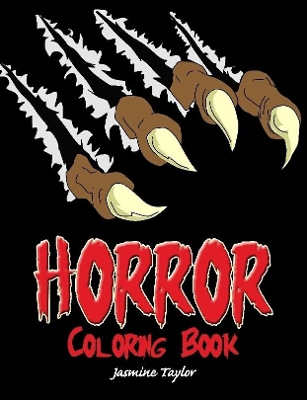 Book cover for Horror Coloring Book