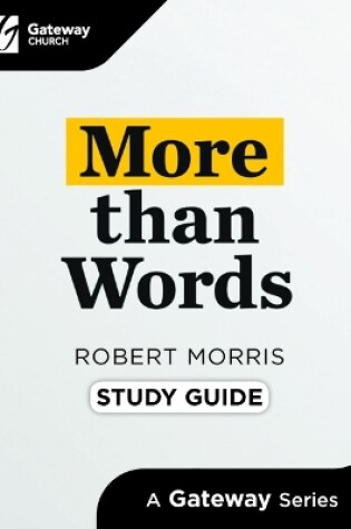 Cover of More Than Words Study Guide