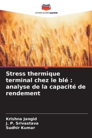 Cover of Stress thermique terminal chez le blé