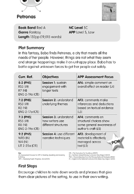 Cover of BC Red (KS2) A/5C Petronas Guided Reading Cards