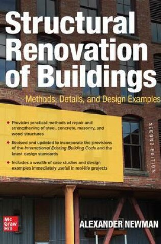 Cover of Structural Renovation of Buildings: Methods, Details, and Design Examples, Second Edition