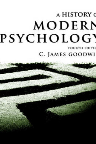 Cover of History of Modern Psychology 4E