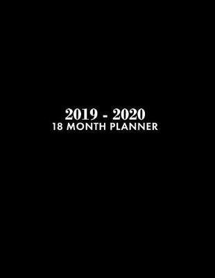 Cover of 2019-2020, 18 Month Planner