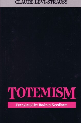 Cover of Totemism