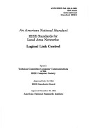 Book cover for IEEE Standard Logical Link Control - L