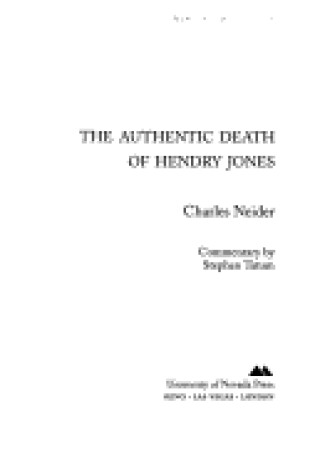 Cover of The Authentic Death of Hendry Jones
