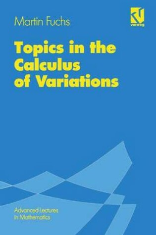 Cover of Topics in the Calculus of Variations