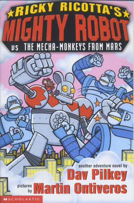 Book cover for Versus the Mecha Monkeys from Mars