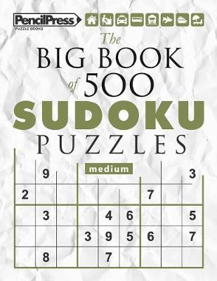 Book cover for The Big Book of 500 Sudoku Puzzles Extreme (with answers)